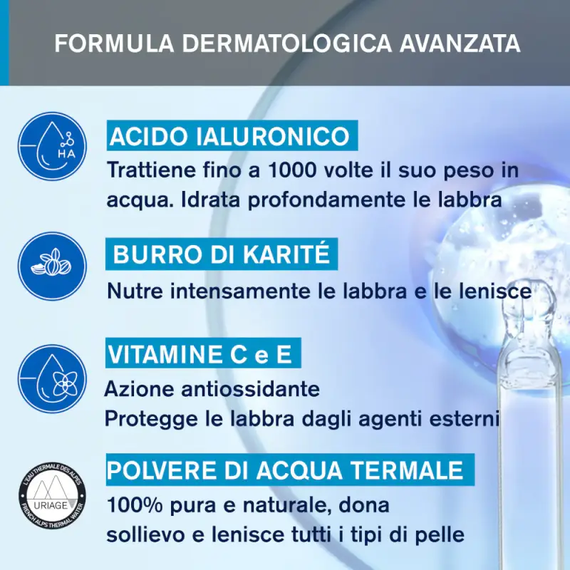 EAU THERMALE Idratazione Viso Stick Labbra Senza Oli Minerali - Balsamo labbra miniatura 5