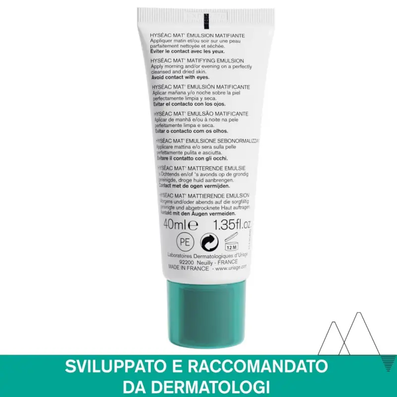 HYSÉAC Mat Trattamento Opacizzante - Crema viso pelle grassa miniatura 2