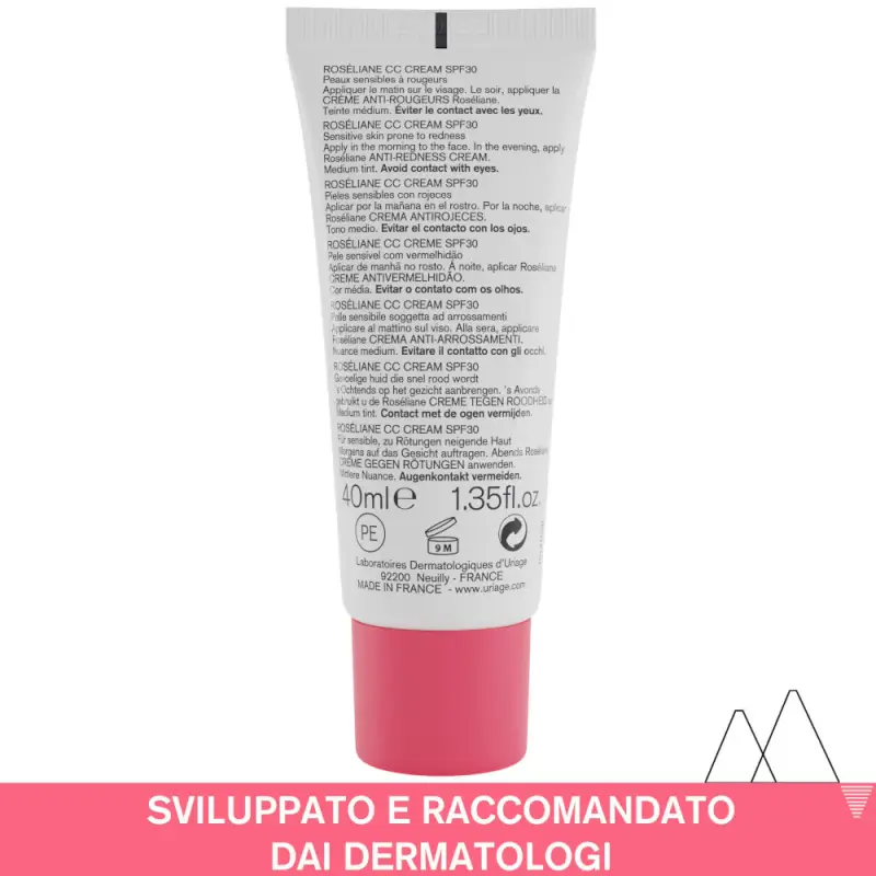 ROSÉLIANE CC cream spf30 crema colorata antirossori - CC cream miniatura 2