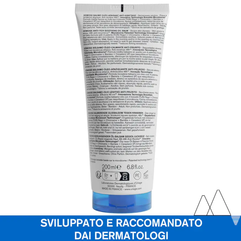 XÉMOSE Balsamo-olio lenitivo anti-prurito - Crema corpo miniatura 2