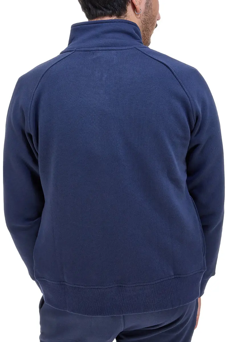 Felpa blu con cerniera frontale US GOLF CLUB 1280 [NAVY] miniatura 3