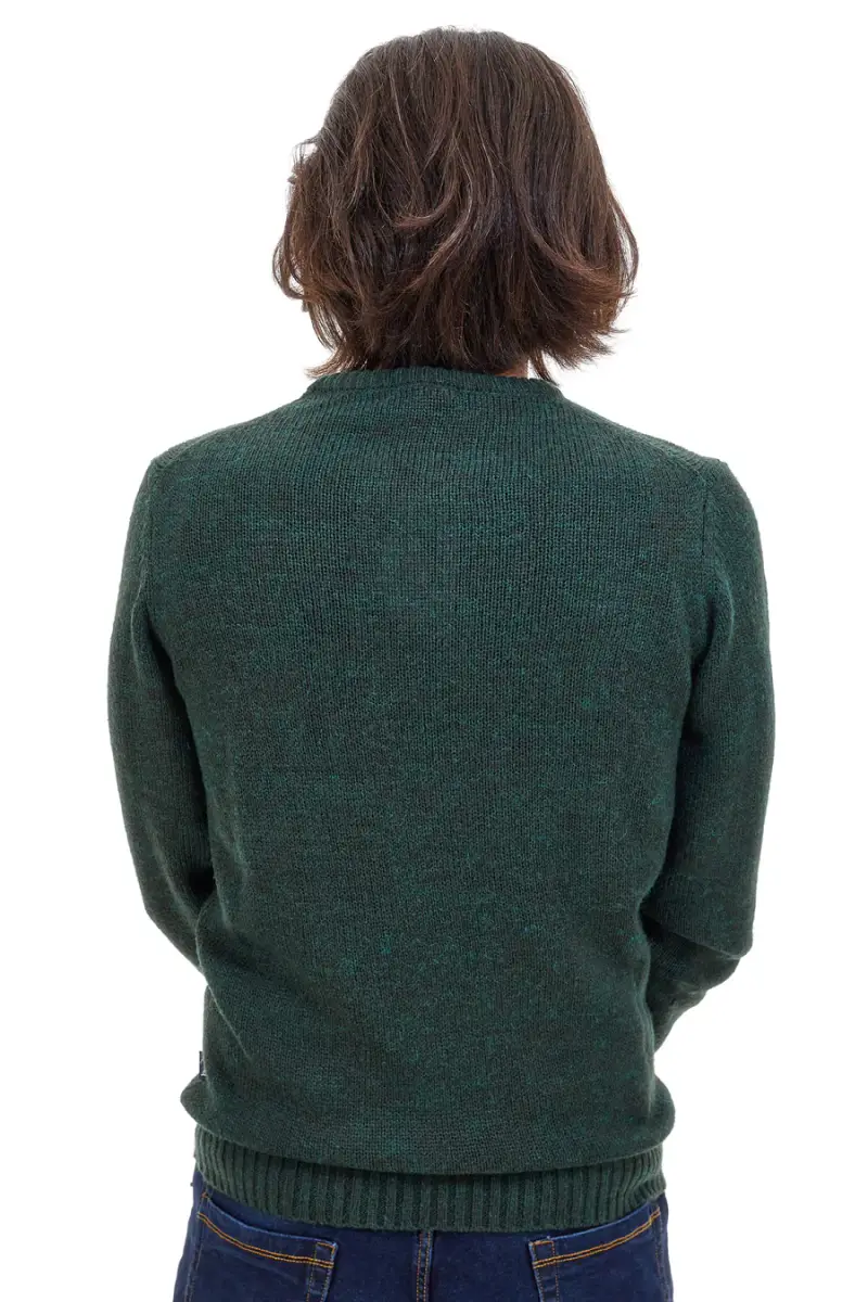 Maglione verde girocollo misto lana US Golf AC11 [VERDE] miniatura 3