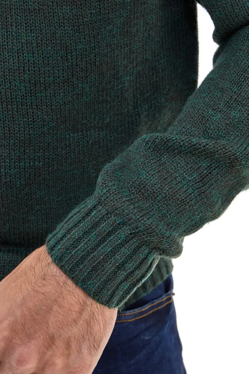 Maglione verde girocollo misto lana US Golf AC11 [VERDE] miniatura 4