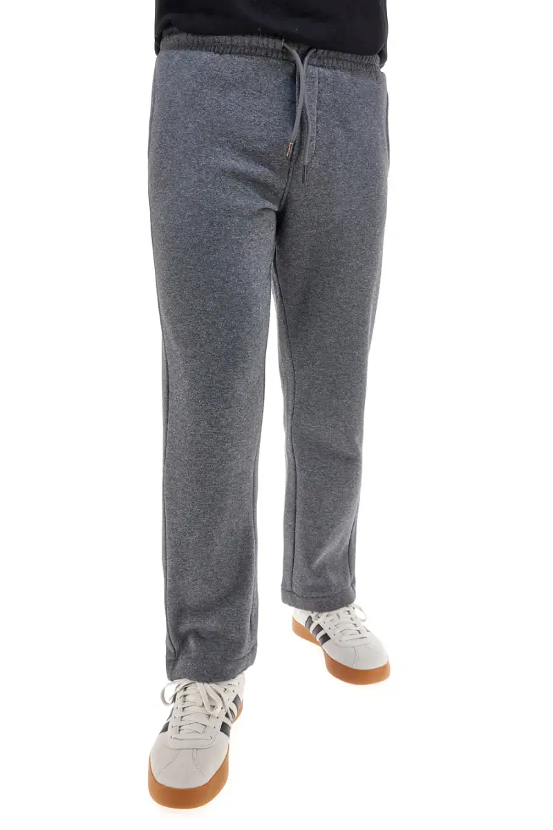 Pantaloni tuta felpati grigi con coulisse No Limits MAPK003W24 [GRIGIO SCURO] miniatura 4