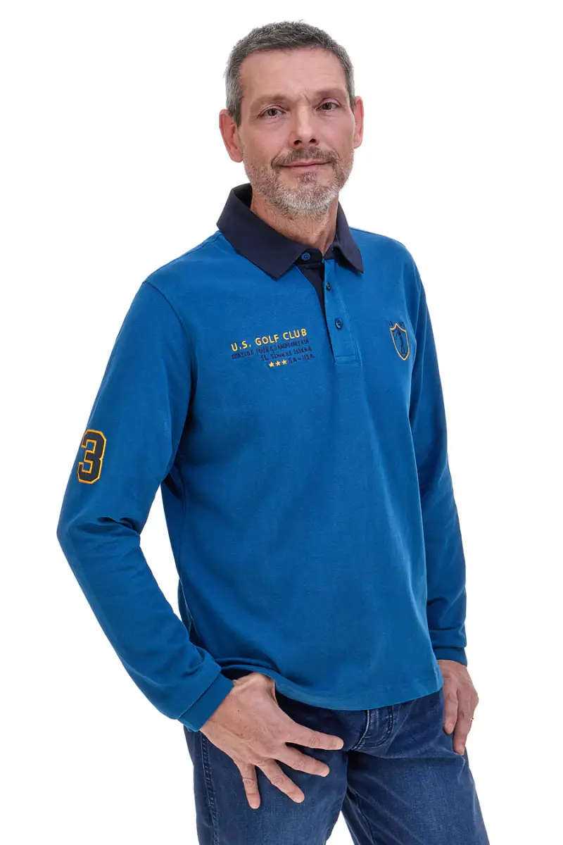US GOLF CLUB Polo Blu 3511259 miniatura 3