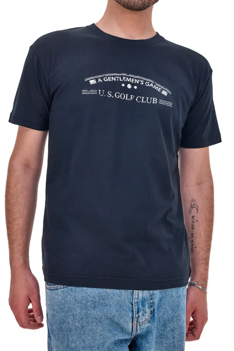 US GOLF CLUB T-shirt Nero 3388802