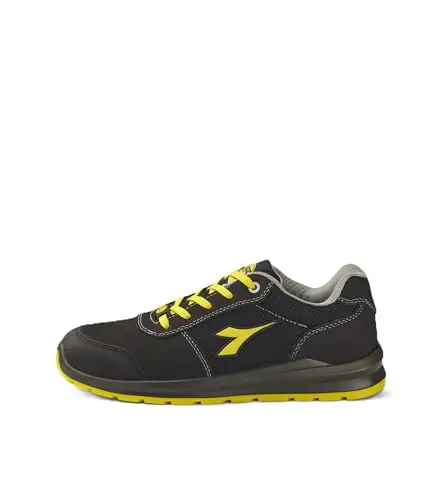 Utility Diadora, Scarpe Antinfortunistiche Unisex, Speedy Low S1PS FO SR SC ESD MF, Colore Black, Taglia 36