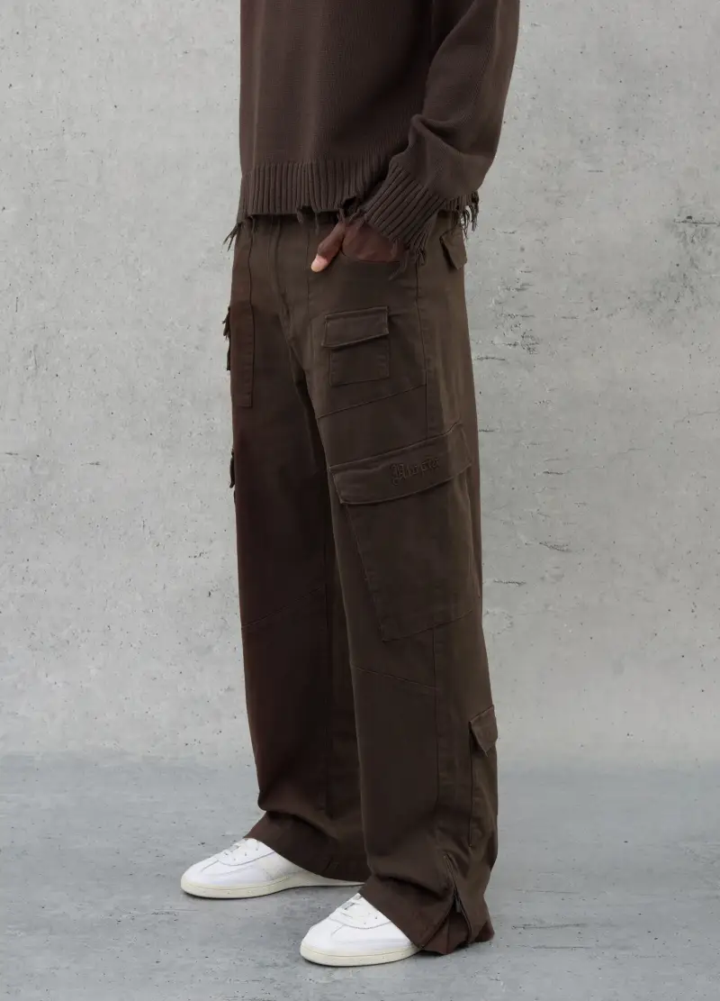 Cargo Pants Chocolate Brown, Uomo, Marrone miniatura 3
