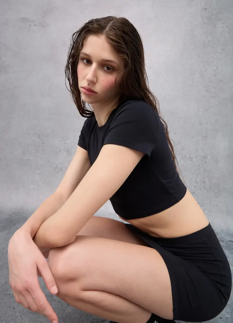 UTOPJA T-shirt Donna Nero 3326583 miniatura 2