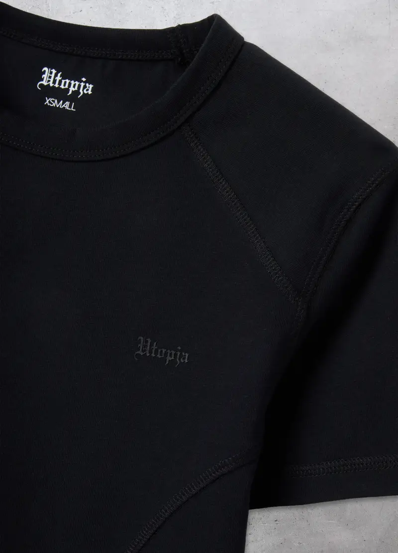 UTOPJA T-shirt Donna Nero 4330013 miniatura 2