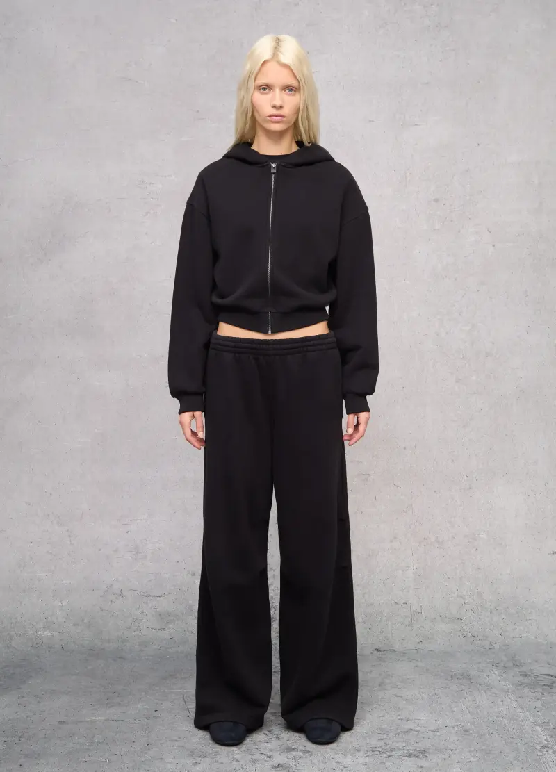 Flare Sweatpants Black, Donna, Nero miniatura 3