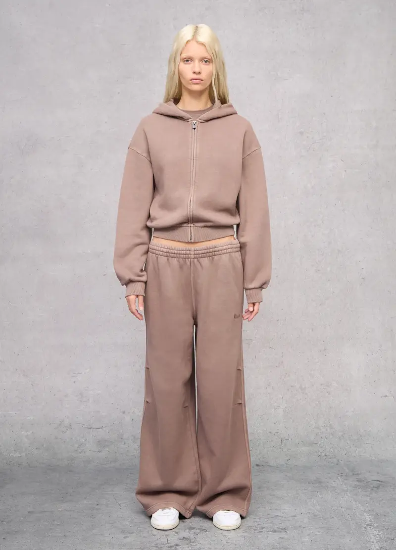 Flare Sweatpants Mocha, Donna, Marrone miniatura 3