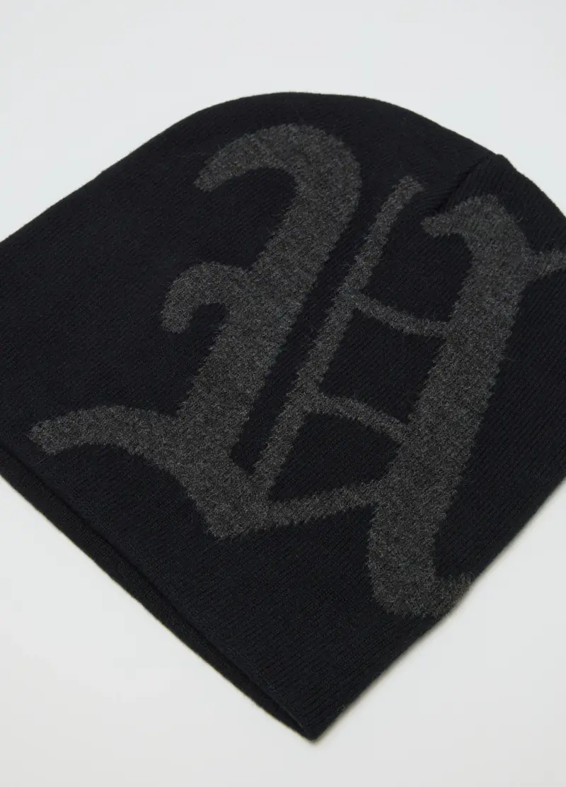 Graphic Beanie Black, Uomo, Nero miniatura 2