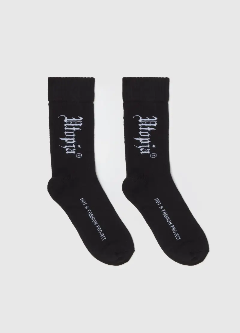 Heavy Tennis Socks Black, Uomo, Nero