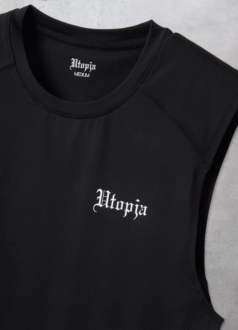 Kombat Active Tank Top Black, Uomo, Nero miniatura 2