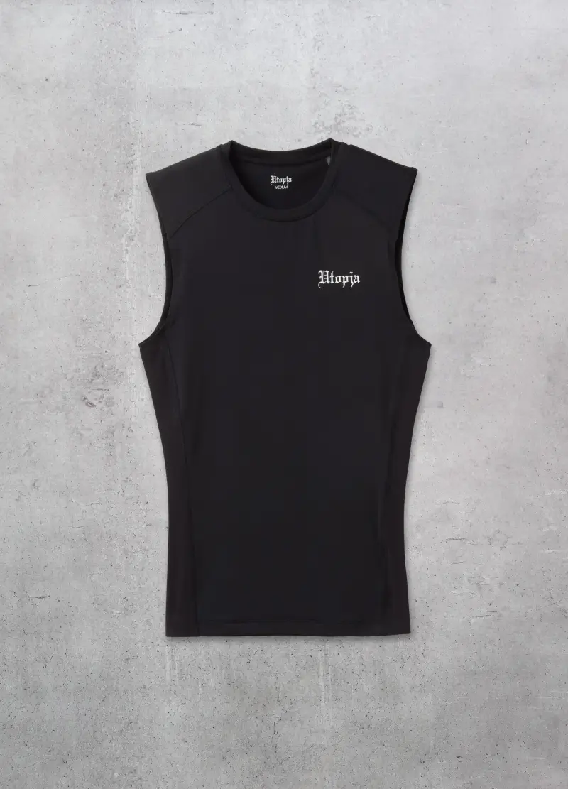 Kombat Active Tank Top Black, Uomo, Nero