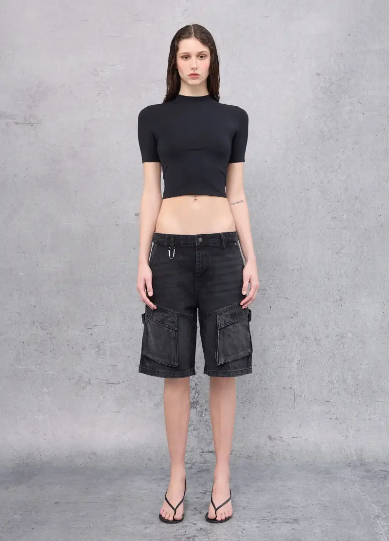 UTOPJA T-shirt Donna Nero 3326606 miniatura 2