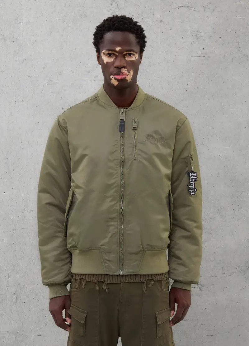 Perfect Bomber Jacket Military Green, Uomo, Verde miniatura 3
