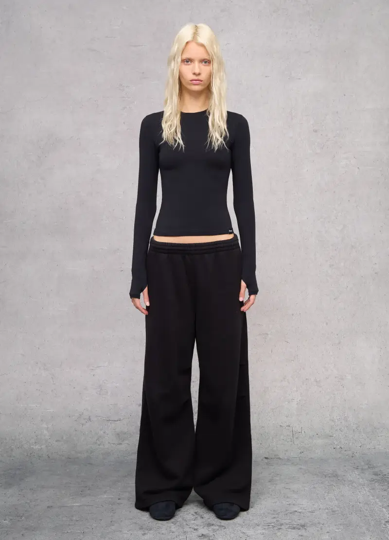 Perfect Longsleeve Black, Donna, Nero miniatura 3