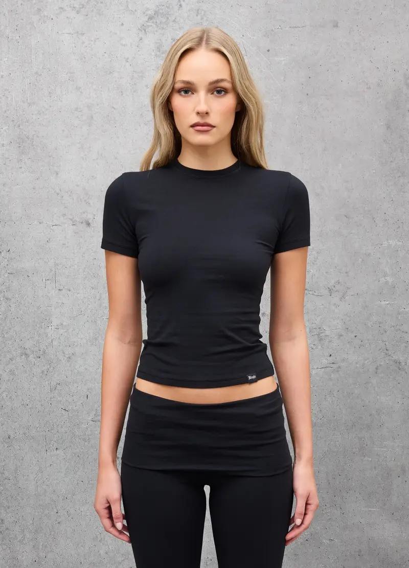 Perfect T-shirt Black, Donna, Nero