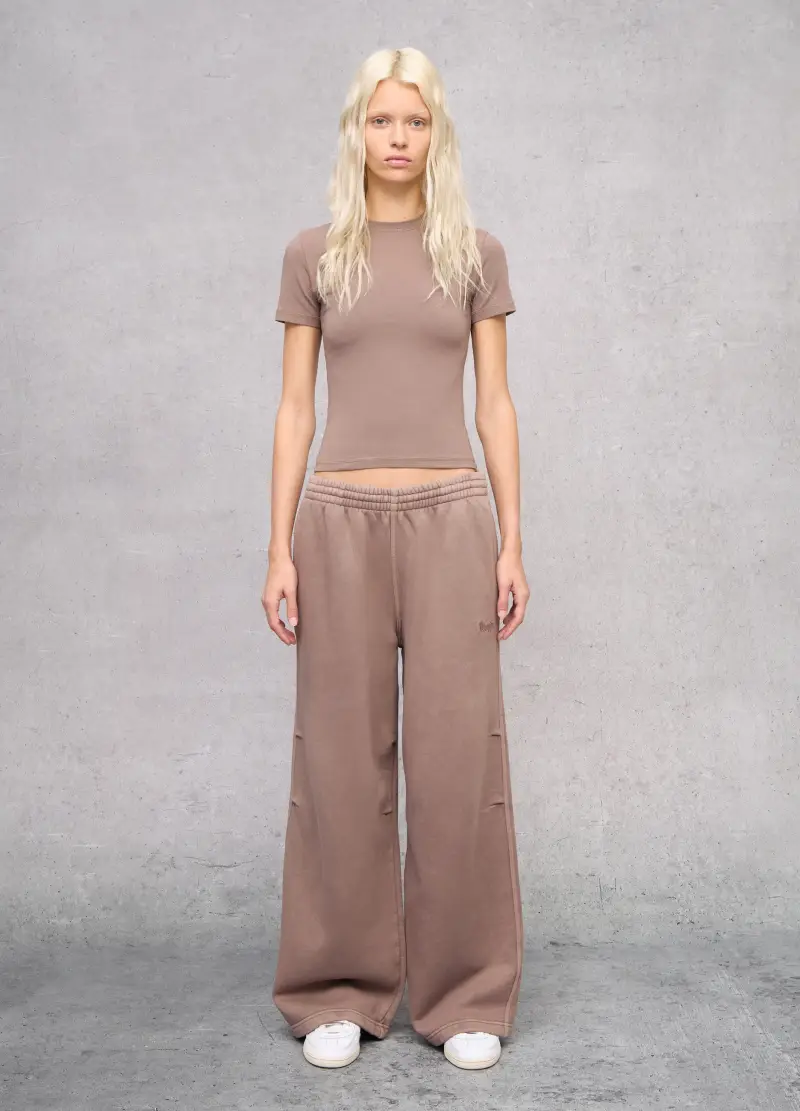 UTOPJA T-shirt Donna Marrone 2827023 miniatura 3