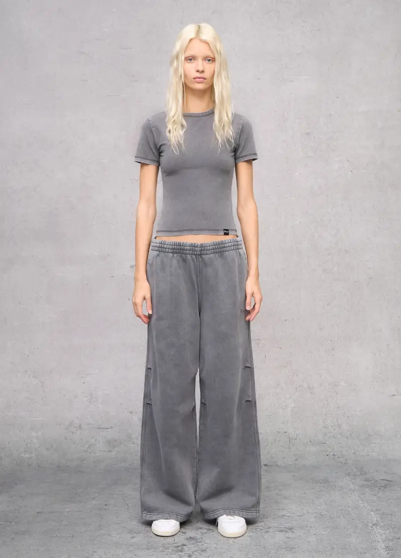 UTOPJA T-shirt Donna Grigio 2827020 miniatura 3