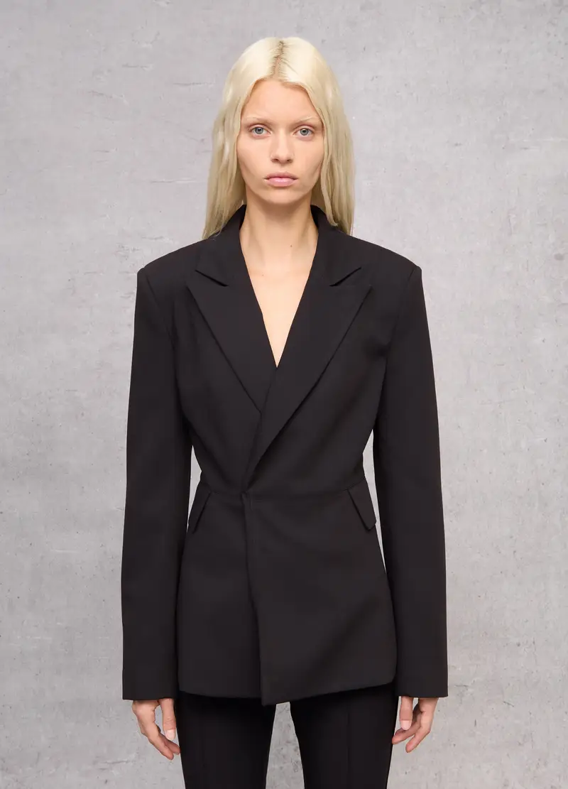 Relaxed Blazer Black, Donna, Nero miniatura 3