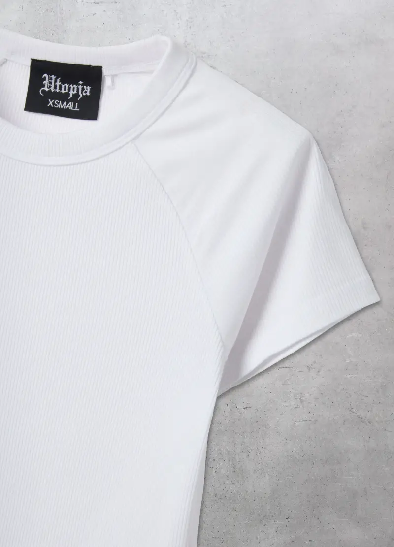 UTOPJA T-shirt Donna Bianco 4329509 miniatura 2