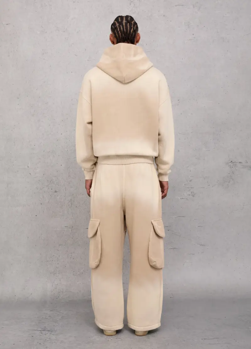 Sunfaded Cargo Sweatpants Vintage Sand, Uomo, Beige miniatura 3