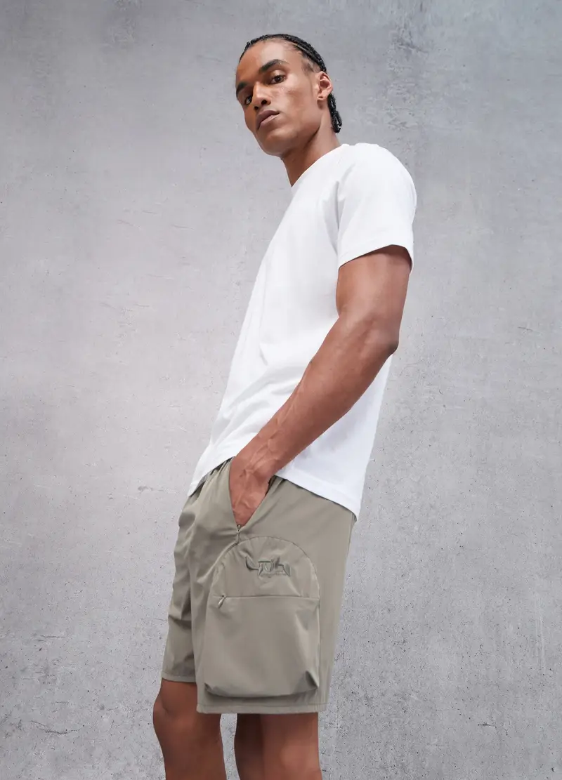 UTOPJA, Technical Cargo Shorts Military Green, Uomo, Verde, Taglia: S