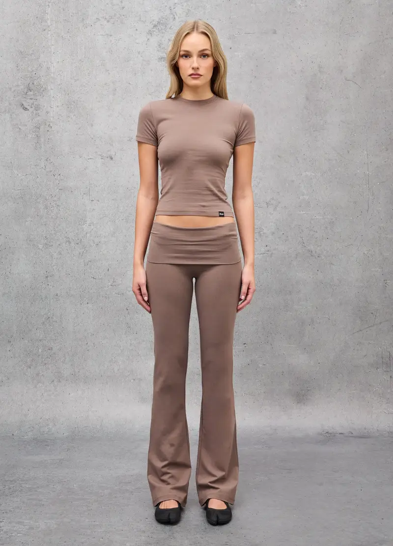 Yoga Flare Pants Mocha, Donna, Marrone