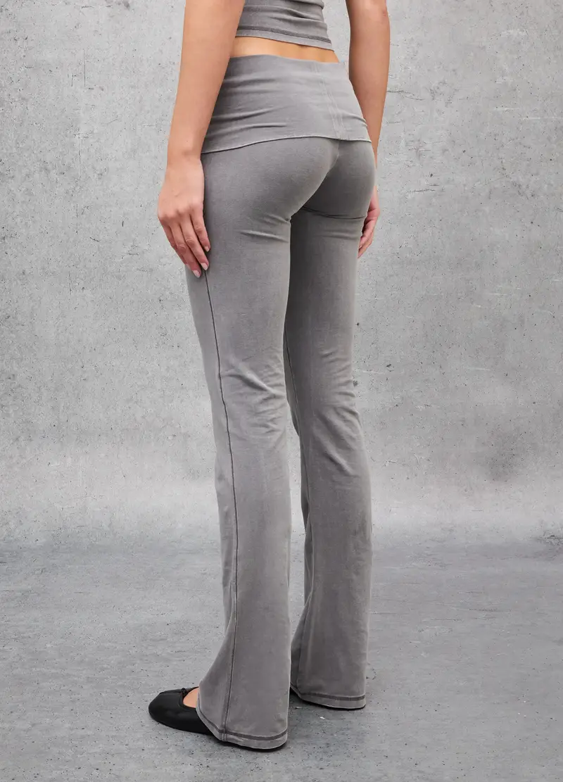Yoga Flare Pants Vintage Grey, Donna, Grigio miniatura 3