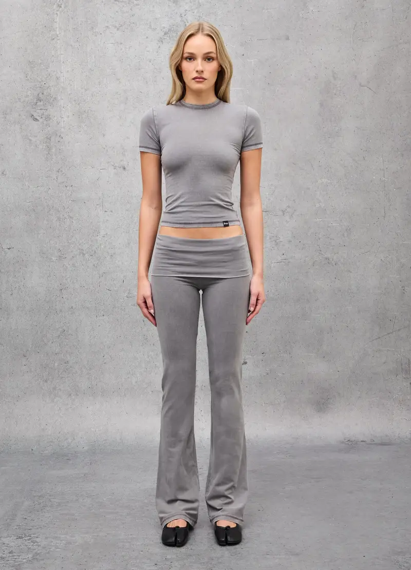 Yoga Flare Pants Vintage Grey, Donna, Grigio