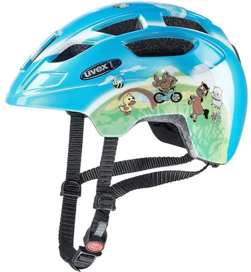 Finale Led - casco bici - bambino Blue