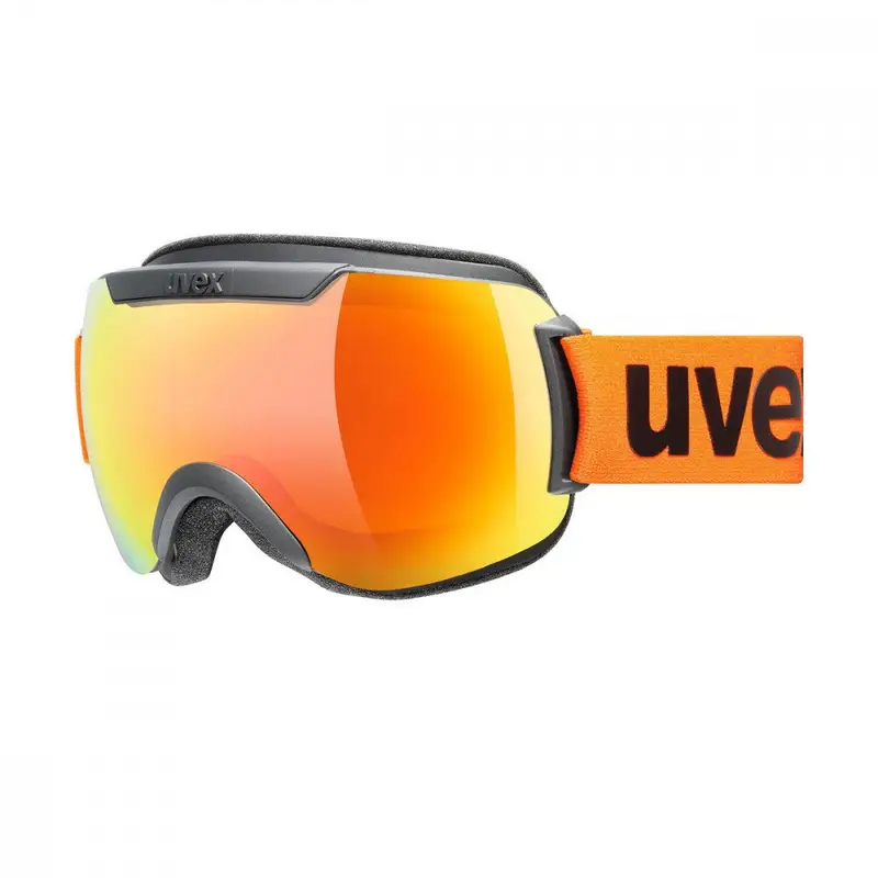 Maschera Sci Downhill 2000 Cv Nero Specchio Arancio TU