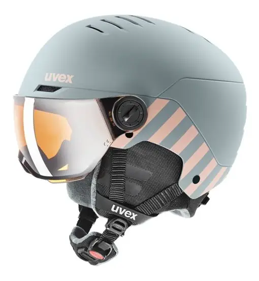 Rocket Jr Visor - casco sci alpino - bambino Grey