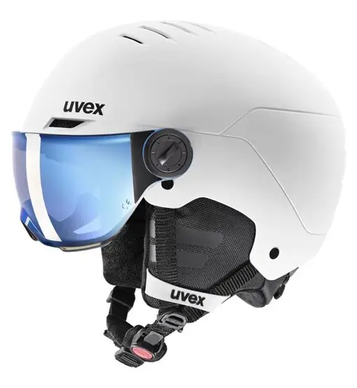 Rocket Jr Visor - casco sci alpino - bambino White