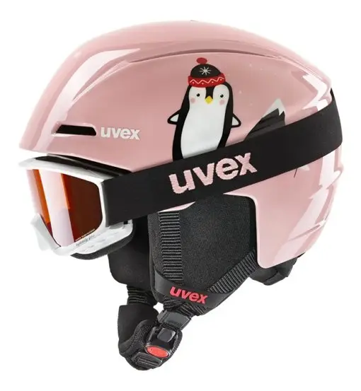 Viti set - casco sci - bambino Light Pink
