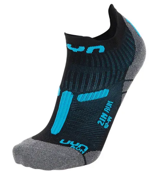 Man Run 2in Socks - calzini corti - uomo Black