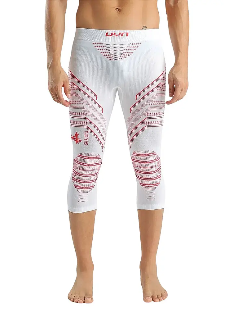 Pantalone intimo da uomo Natyon 3 0 Austria Medium 3/4 rosso | XS