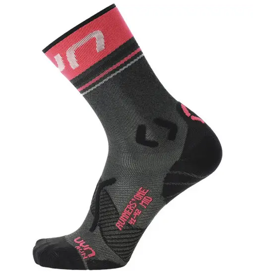 Runner s One - calzini lunghi running - donna Grey