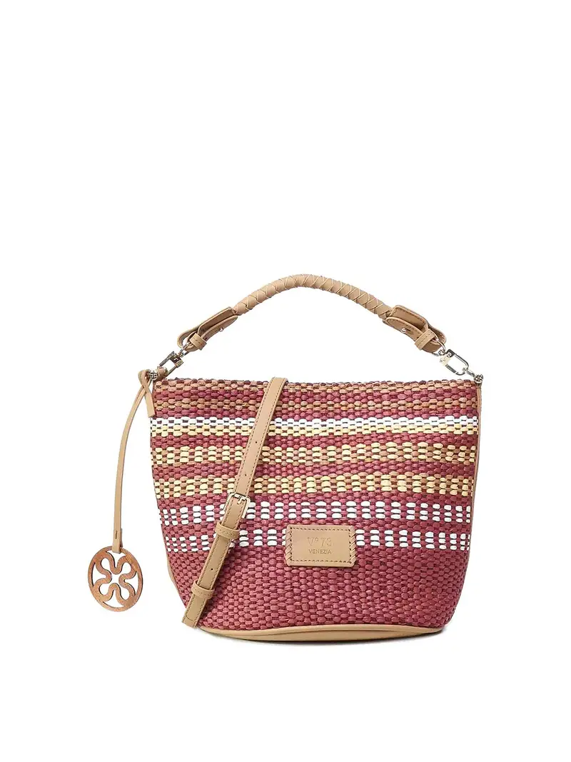 Borsa a secchiello Stefanie Rosso