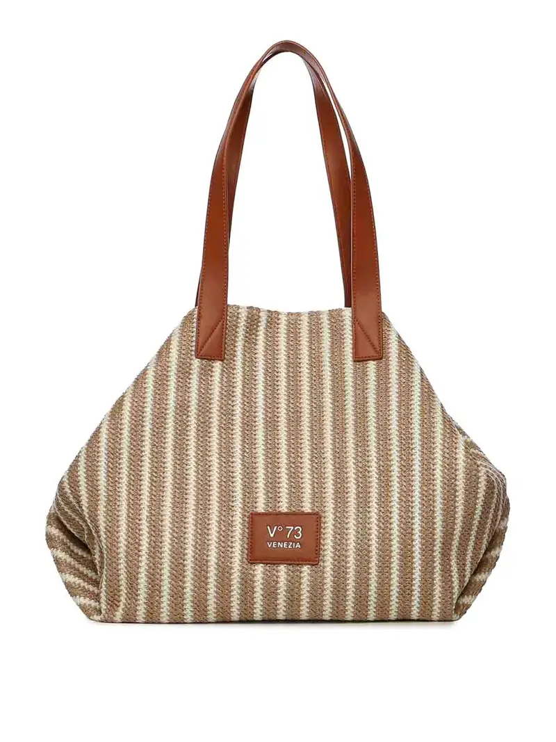 Borsa a tracolla con logo Multicolore