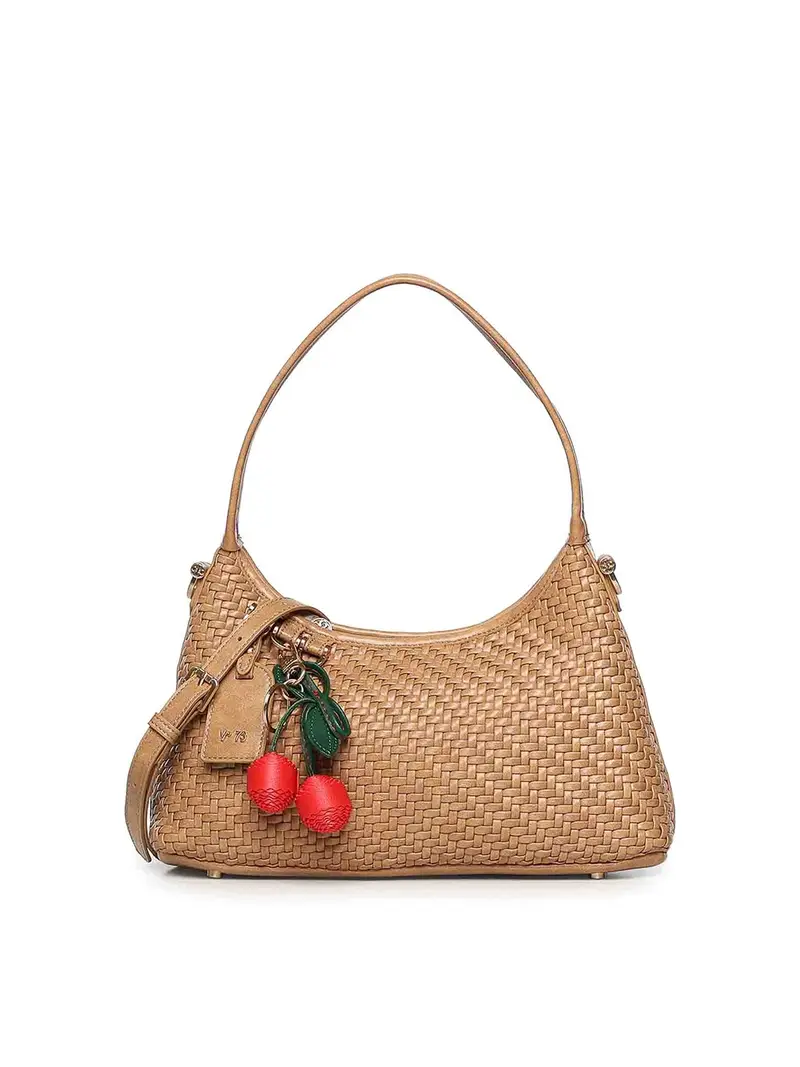 Borsa a tracolla Zelda in pelle Beige