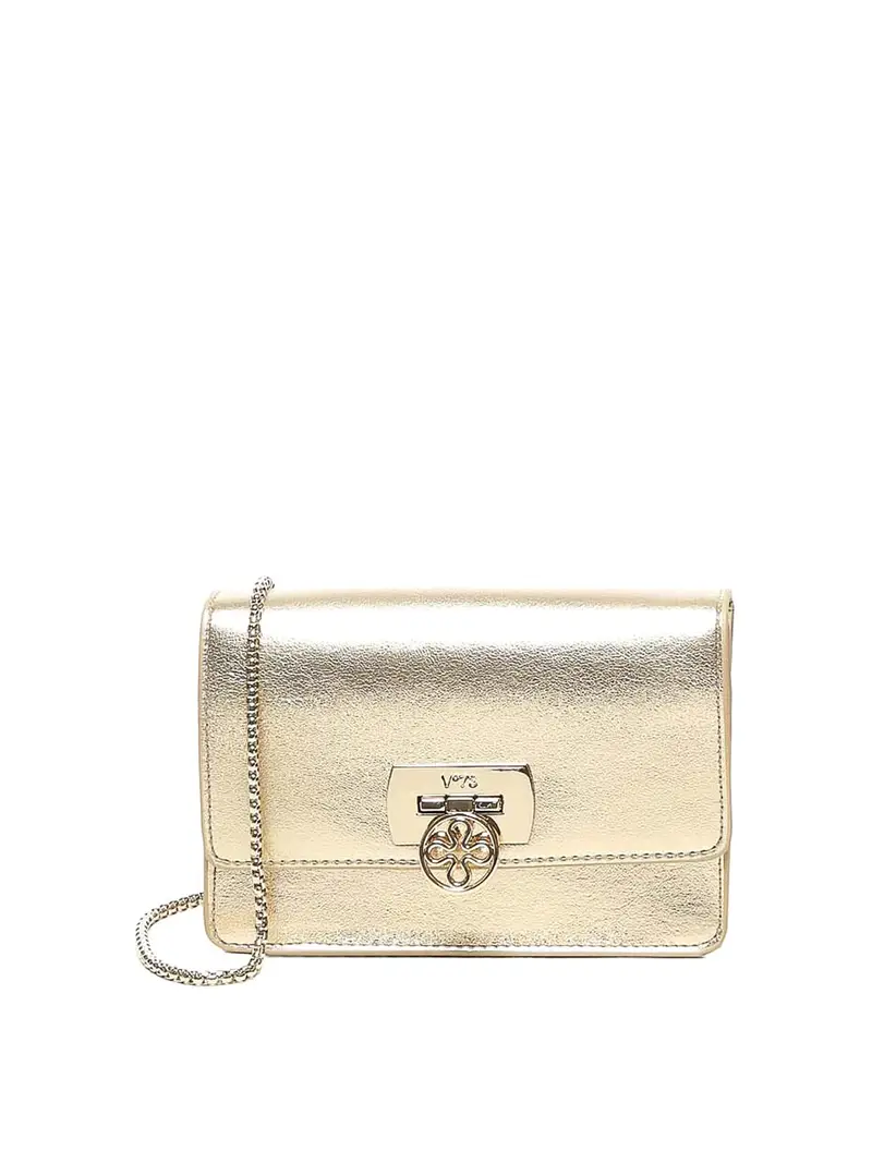 Borsa da festa con logo Oro