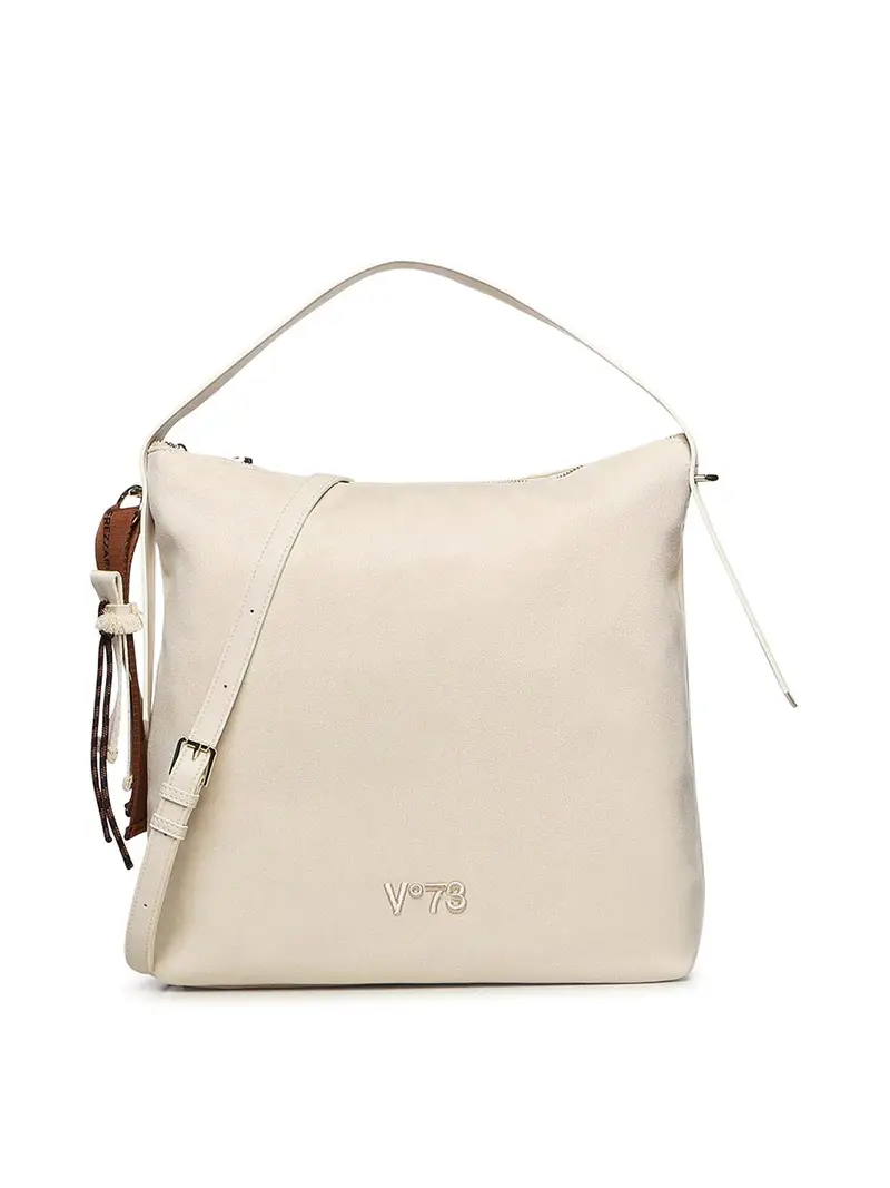 Borsa Danielle Con Logo Beige