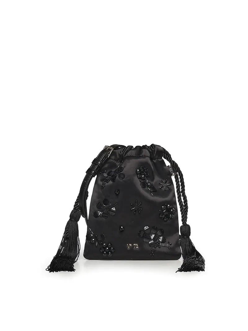 Borsa Mini Kayla Con Logo Nero