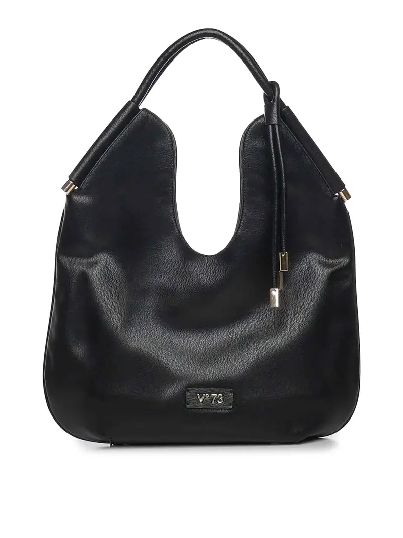 Borsa tote color ambra Nero