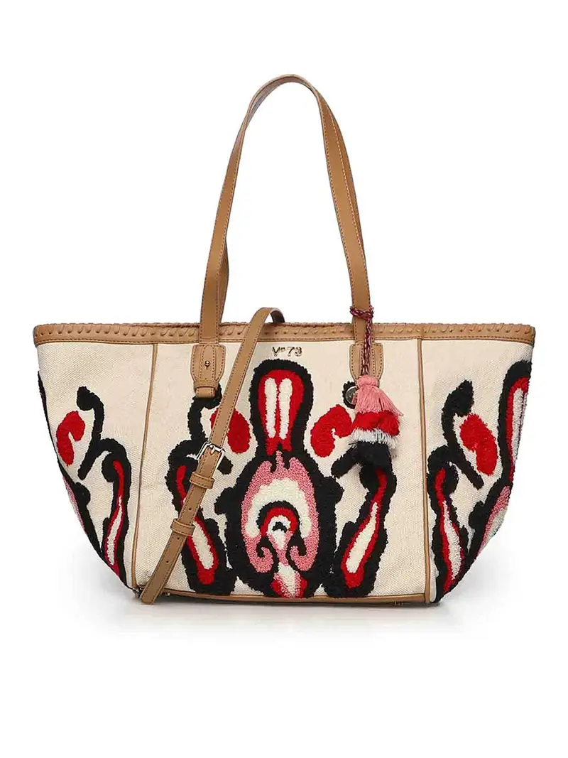 Borsa Tote Marilena Con Logo Multicolore