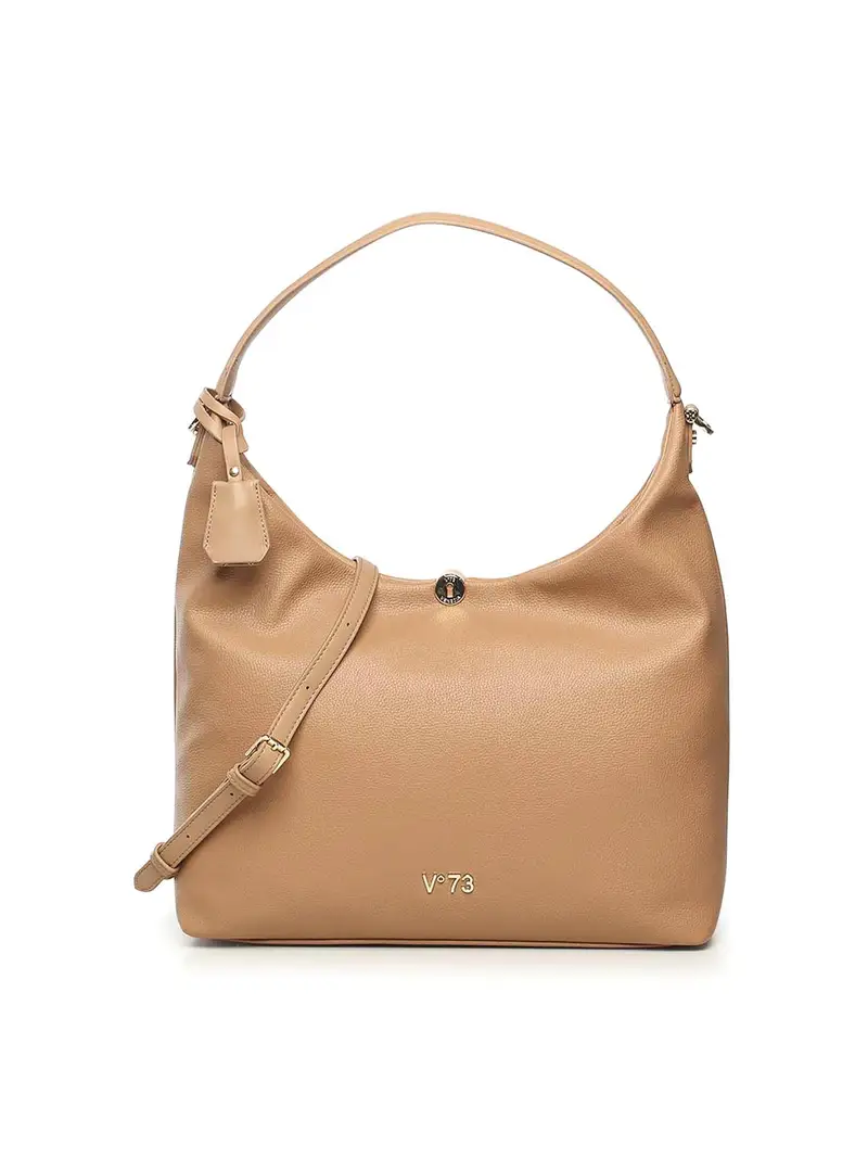 Keira Borsa con logo Beige